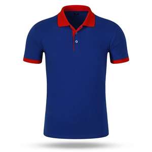 Camiseta de Manga Corta para Hombre, Tejido Sólido, Antiarrugas, Transpirable, de Secado Rápido, Resistente al Viento, Cuello Piqué, para Deportes, Estilo Polo - Product Image 5