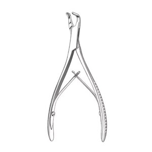 Rongeur orthopédique durable à double action en acier inoxydable, instrument médical manuel réutilisable - Product Image 3