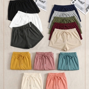 Shorts Casuales de Verano para Mujer, Corte Holgado, con Cordón Ajustable, Ligeros, Transpirables, para Uso Diario, Venta al Por Mayor, Bangladesh - Product Image 1