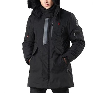 Wholesale Casual <b>Long</b> Thick Warm Quilted Breathable Eco-Friendly Zipper Fur Hooded Winter <b>Jacket</b> - Product Image 3