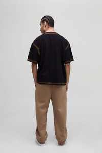 Camiseta de Cuello Redondo para Hombre, Estilo Casual, Manga Corta, Lisa, de Poliéster/Algodón, Tejido de Punto, Estilo Urbano Básico para Verano - Product Image 5