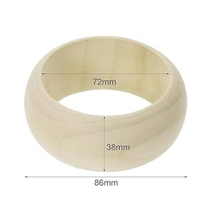 Brazalete de Madera Esmaltado con Estampado, Precio de Fábrica, Pulido con Laca, para Mujer, para Fiestas, Última Moda, Hecho a Mano, de Alta Calidad - Product Image 4