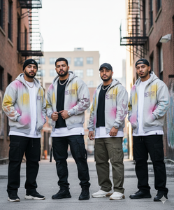 Sudadera con Capucha Extra Grande de Felpa 100% Algodón, Efecto Desteñido, con Cierre, Logotipo Personalizado con Serigrafía, Colores Sólidos, Sudadera con el Mejor Material - Product Image 3