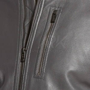 Chaqueta de Cuero para Hombre, Chaqueta de Cuero de Invierno, Chaqueta de Cuero para Hombre de la Mejor Calidad, Chaqueta de Cuero Genuino para Hombre - Product Image 6