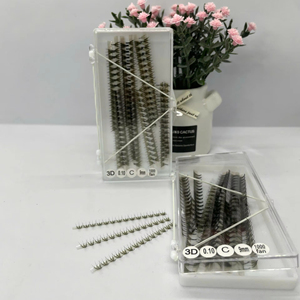 Pestañas en Racimo Ultra Rápidas 3D 4D 5D, Pestañas Premade con Puntas, 0.05 0.07 Suaves, Extensiones de Pestañas 5D Tipo Abanico Cerrado, Pestañas Angel, Set de Pestañas Efecto Mojado - Product Image 1