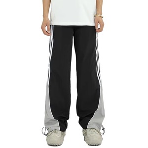 Pantalon de survêtement unisexe en nylon de qualité industrielle avec bandes réfléchissantes, coupe large, coupe-vent, grande taille, idéal pour l'hiver - Product Image 4
