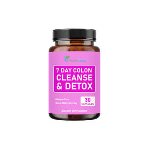 Cápsulas de Apoyo Digestivo Diario Sin Gluten, Limpieza de Colon de 7 Días, Cápsulas Detox, Aumentan la Energía, Etiquetas Privadas, Cápsulas para Bajar de Peso - Product Image 1