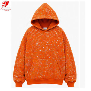 Ropa Moderna de Moda para Hombre, Sudaderas Extra Grandes con Pedrería, Tela Suave de Primera Calidad, Empaque Personalizado y Suministro Global al por Mayor - Product Image 1