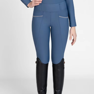 Pantalones de Montar a Caballo para Niños y Mujeres, Tela Elástica Flexible, Ropa de Entrenamiento y Competición, Pantalones de Montar para Niños OEM - Product Image 1