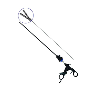 Pinzas de agarre onduladas premium de doble acción con dientes ondulados y copa interior, instrumento quirúrgico endoscópico mínimamente invasivo - Product Image 1