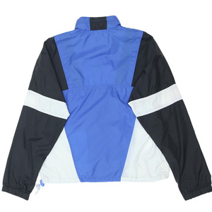 Custom Men's Vintage Retro Nylon 80s 90s Zip Lightweight Polyester Windbreaker Jacket Plus Size Waterproof Colour <b>Block</b> Design - Product Image 2