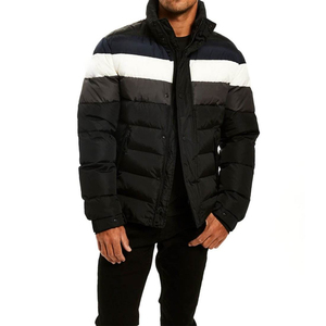 2026 Winter Men Fashion Goose Streetwear Hooded Heavy Designer Canvas Puffer Jacket High Quality Detachable Hood Stand Collar - Product Image 1