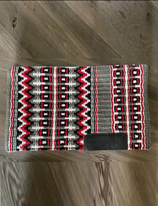 Couverture de selle occidentale en laine écologique tissée à la main de qualité supérieure, durable, confortable, style cowboy traditionnel, personnalisable pour cheval - Product Image 2