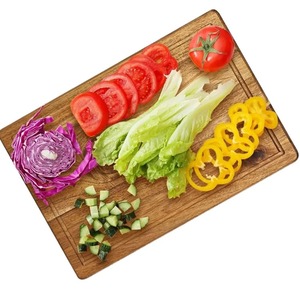 Tabla de Cortar de Madera Ecológica, Moderna y Minimalista, Rectangular, Apta para Lavavajillas, 1.5 cm de Grosor, Madera Sólida, Segura para Alimentos - Product Image 2