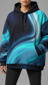 Sudadera con Capucha Extra Grande de Estilo Urbano Premium, Unisex, con Impresión por Sublimación Completa para Marcas de Moda Modernas - Product Image 6