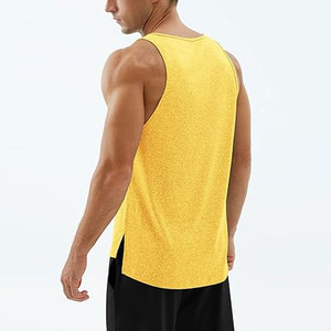 Custom Made Design Breathable Quick Dry Gym <b>Singlet</b> <b>For</b> <b>Men</b> Gym Clothing Workout Wear Cheap Price <b>Men</b> Gym <b>Singlet</b> - Product Image 4