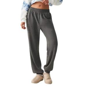 Pantalones Deportivos de Cintura Alta para Mujer, Corte Holgado, Casuales, para Descansar, con Logotipo Personalizado, OEM, Venta al Por Mayor - Product Image 5