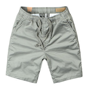 Pantalones Cortos de Mezclilla Personalizados para Hombre, Corte Ajustado, 4 Bolsillos, Cintura con Cordón, Tela Transpirable, Diseño con Orificios para Verano - Product Image 2