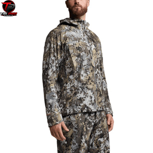 Veste de chasse à capuche imprimée camouflage numérique de qualité supérieure, imperméable, coupe-vent, légère, en softshell, mélange de coton, pour l'hiver - Product Image 4