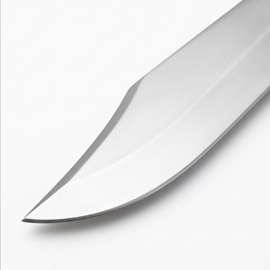 Couteau de randonnée Bowie en acier inoxydable, design utilitaire pour le camping en plein air, poignée confortable et étui inclus - Product Image 3