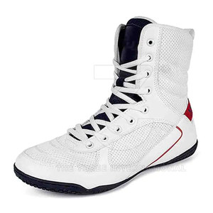 Zapatos de Boxeo de Cuero Hechos a Medida, Transpirables, Diseñados para Brindar Comodidad, Estabilidad y un Rendimiento Duradero Durante el Entrenamiento - Product Image 5