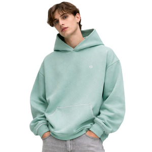 Sudadera con Capucha de Felpa de Algodón de Alta Calidad para Hombre, Sudadera Oversize para Hombre, Ropa Urbana, Producción al por Mayor con Marca Privada - Product Image 5