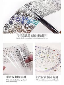 Mesh PET <b>Sticker</b> Roll 5cm x 2m, for Diary Planner Decorative, Journaling, Scrapbooking, DIY Crafts - Product Image 3