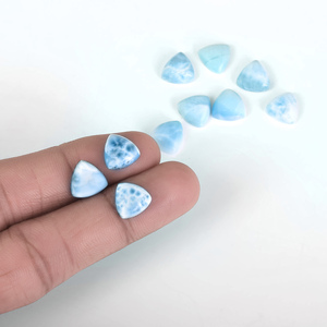 Nuevas Piedras Preciosas Sueltas de Aguamarina con Corte Triangular 2026 para Joyería, Piedras Minerales Pulidas Calibradas de Color Azul - Product Image 5