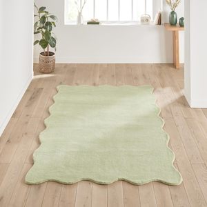 Tapis moderne abstrait vert clair personnalisé, tissé à la main en laine, pour la maison et le bureau, ensembles de tapis - Product Image 1