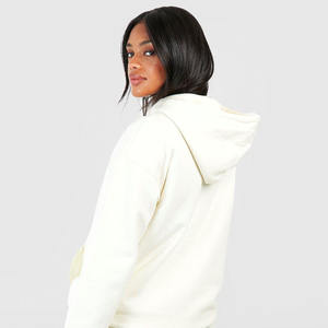 Conjunto de Top Corto con Capucha y Pantalones Cortos de Algodón para Mujer, Conjunto de 2 Piezas con Cierre, Ropa Deportiva, Logotipo Personalizado, Verano - Product Image 3