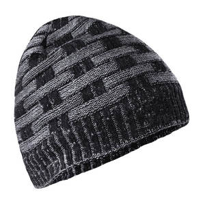 Bonnet d'hiver pour femmes et hommes, bonnet chaud d'automne, bonnet jacquard pour hommes - Product Image 3