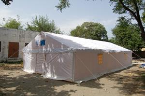 Tente à armature polyvalente IOM, abri d'urgence portable à travée libre, tente à armature portable, tente à armature polyvalente - Product Image 1