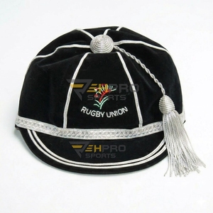 Gorras Personalizadas con Logotipo Bordado para Equipos de Críquet y Rugby - Gorras Deportivas Ajustables de Terciopelo - Product Image 5