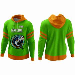 Camisetas con Capucha para Hombre, Manga Larga, Transpirables y Cómodas, con Logotipo de Silicona Termotransferible, Diseño Vintage 2026, para Pesca - Product Image 1