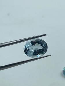 Piedra Preciosa de Aguamarina Natural de Alta Calidad, Corte Ovalado, 2 Piezas, 4.40 Quilates, 8x10MM, para Fabricación de Joyería y Anillos - Product Image 6