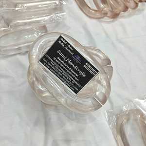 Pulsera de eslabones grandes de resina fluorescente mate para mujer, cadena de eslabones gruesos de resina acrílica de colores llamativos - Product Image 6