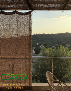 Eco2go Vietnam Heavy Duty Coir Sunshade Blind Custom Size Coconut Fiber Window <b>Shade</b> for Resort Gazebo Tropical Patio Screen - Product Image 2