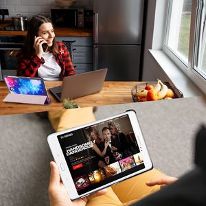 Édition 2014 pour Samsung pour Galaxy TAB S2 9.7 Housse de tablette à trois volets avec fonction veille/réveil automatique, protection d'écran incluse, en PU premium - Product Image 6