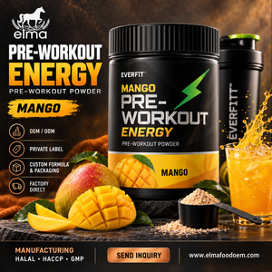 Concentrado de Proteína de Suero de Leche Elma Food 1KG Sin Azúcar Añadido 50 Porciones Fórmula de Crecimiento Muscular con BCAA Proteína en Polvo Sin GMO - Product Image 1