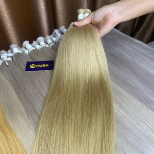 ผมเวอร์จินเวียดนามขายส่งแบบเป็นมัด ต่อผมปลายเต็ม เส้นตรง สีบลอนด์ ผมแท้แบบทอ สีตามสั่ง - Product Image 2