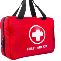 Trousse de premiers soins 330 pièces, fournitures médicales d'urgence de qualité supérieure pour la maison, la voiture, le camping, la randonnée et la survie en plein air, sac rouge
