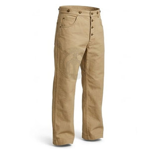 Pantalon de travail robuste en toile légère, motif traditionnel, coutures renforcées, poches pratiques, respectueux de l'environnement - Product Image 3