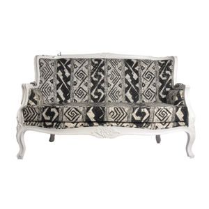 Comfortable Three-Seat Convertible Solid Teak Wooden Sofa for Living Room for Villas Directly from Central Java Indonesia - Product Image 1