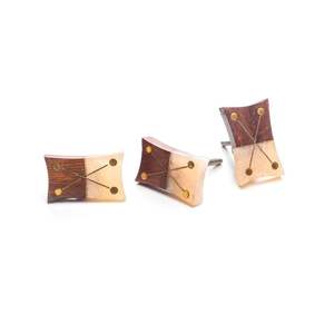 Boutons de porte décoratifs en bois et résine pour armoires de cuisine, placards, tiroirs, meubles, décoration élégante - Product Image 1