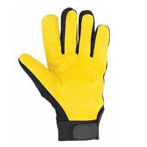 Goat Skin Safety Gloves Soft Shell Hand Protection Mechanic Gloves Anti <b>Slip</b> High Performance Bulk Working Gloves <b>Full</b> Finger - Product Image 6