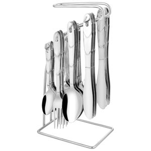 Égouttoir à ustensiles en acier inoxydable pour comptoir de cuisine, robuste, avec trous de drainage, pour couverts, fourchettes, couteaux, thé, micro-ondes - Product Image 2