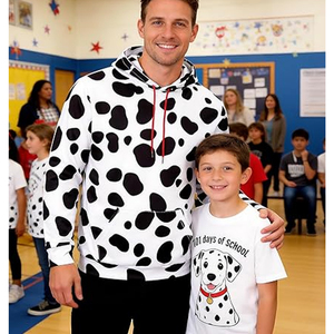 Sudadera con Capucha con Estampado de Leopardo para Hombre y Mujer, Sudadera de Algodón y Felpa, Sudadera con Logo Personalizado, Proveedor OEM al por Mayor - Product Image 3