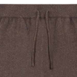 Pantalones Jogger de Punto para Hombre, Pantalones Deportivos Casuales Marrones con Cintura Elástica, Ropa Urbana, Pantalones de Descanso, Ajuste Relajado, Parte Inferior de Punto - Product Image 3