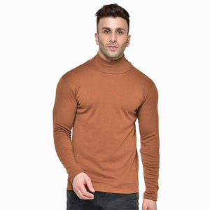 TRENDION APPARELAS Pull à col roulé slim pour homme, fabrication sur mesure, marque privée, 100% coton, pull d'hiver - Product Image 2