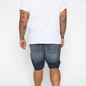 Custom Vintage Washed <b>Men's</b> Denim <b>Shorts</b> Casual Blank Loose <b>Jean</b> <b>Short</b> <b>Men</b> Custom Embroidery Printing Baggy <b>Shorts</b> for <b>Men</b> - Product Image 3